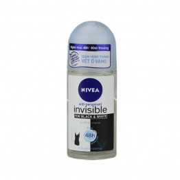 Nivea Anti-perspirant Invisible Black & White  roll On 50ml (L)