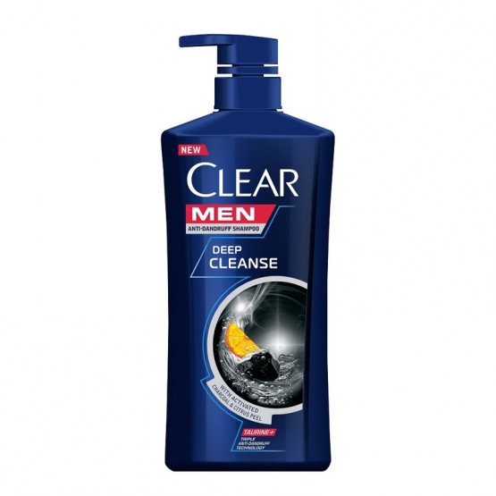 Clear Men Shampoo Deep Cleanse 650ml - Deep Clean Formula for Fresh Scalp