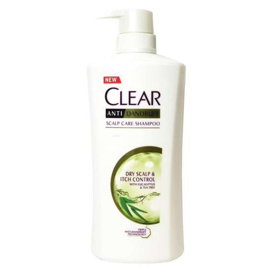 Clear Shampoo Dry Scalp & Itch Control 650ml - Soothes Dry Scalp and Relieves Itching