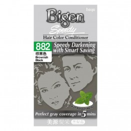 Hoyu Bigen Speedy Hair Color 882 Brownish Black