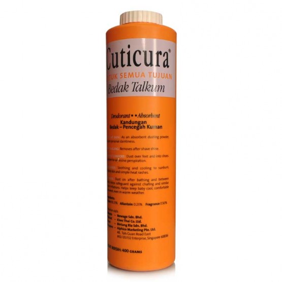 Cuticura All Purpose Talcum Powder 400g - Versatile Talc for Smooth Skin