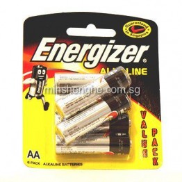 Energizer Alkaline AA 6 Pack
