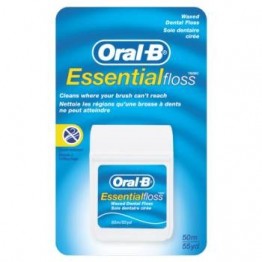 Oral-B Essential Floss Regular Waxed 50m