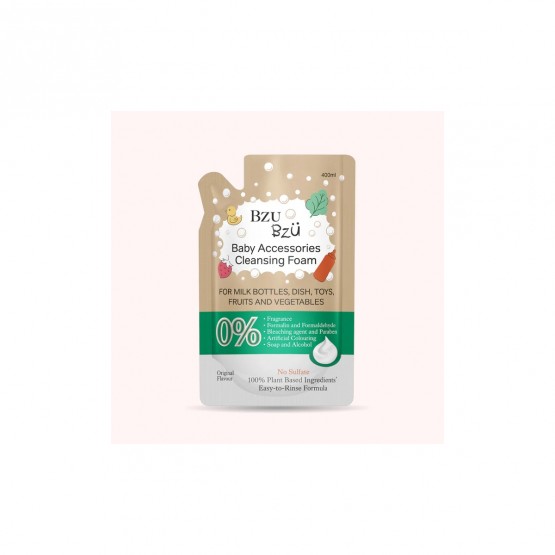 Bzu Bzu Baby Accessories Liquid Cleansing Foam Original Refill 2x400ml
