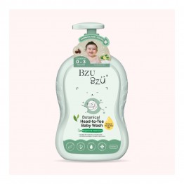 Bzu Bzu Baby Head To Toe Wash Botanical 600ml