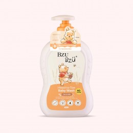 Bzu Bzu Baby Head To Toe Wash Oat & Milk 600ml