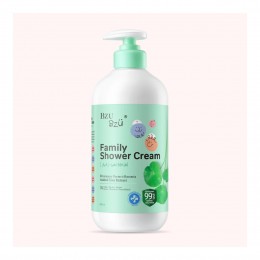 Bzu Bzu Family Shower Cream Anti Bacterial 800ml