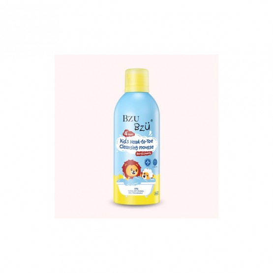 Bzu Bzu Kids Head-to-Toe Cleansing Mousse 350ml