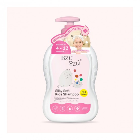 Bzu Bzu Kids Shampoo Silky Soft 600ml