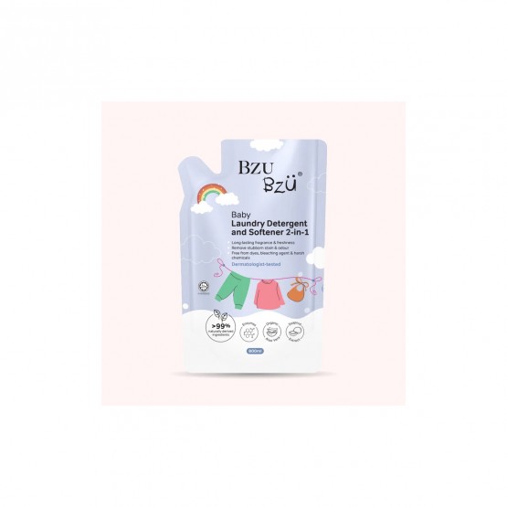 Bzu Bzu Laundry Detergent and Softener 2in1 Refill 800ml