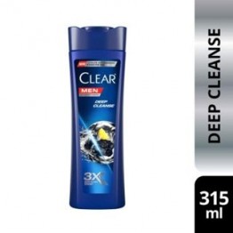 Clear Men Shampoo Deep Cleanse 315ml - Deep Cleansing Formula for Oil-Free Scalp