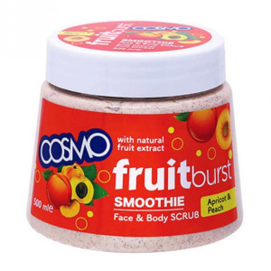 Cosmo Fruitburst Smoothie Face & Body Scrub Apricot & Peach 500ml