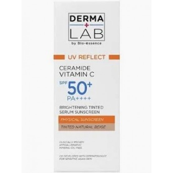 Derma Lab Ceramide Vitamin C Brightening Tinted Serum Sunscreen Natural Beige SPF50+ PA++++ 40g