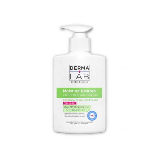 DERMA LAB Moisture Restore Foam Cream Cleanser 250ml
