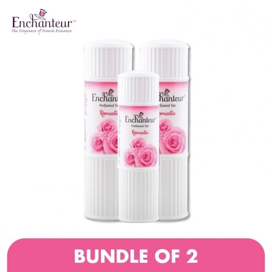 Enchanteur Perfumed Talcum Powder Romantic 250gx2+125g
