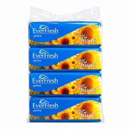EverFresh Soft Pack 2ply Facial Tissue 4 x 150 Sheets