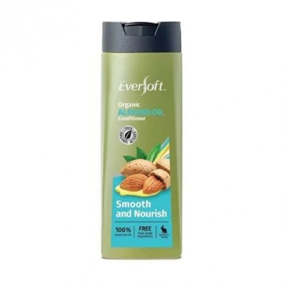 Eversoft 100% Organic Almond Oil Conditioner Smooth & Nourish 400ml