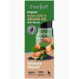 Eversoft 100% Organic Black Seed & Argan Oil Hair Serum 50ml