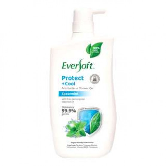 Eversoft Anti-bacterial Shower Cream - Spearmint 950ml