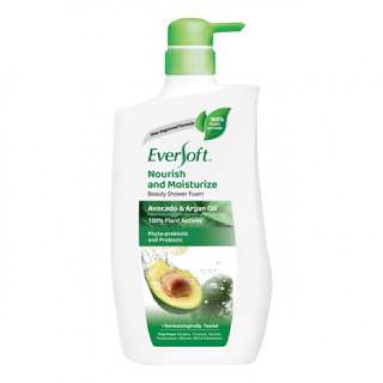 Eversoft Beauty Shower Foam - Avocado - Argan Oil 950g