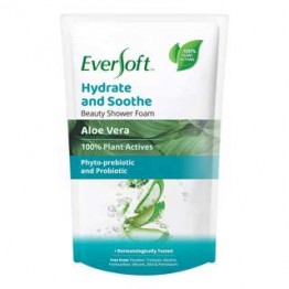 Eversoft Beauty Shower Foam Refill Pack - Aloe Vera -hydrate And Soothe- 800ml