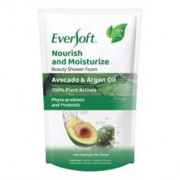 Eversoft Beauty Shower Foam Refill Pack - Avocado - Argan Oil -nourish And Moisturize- 800ml