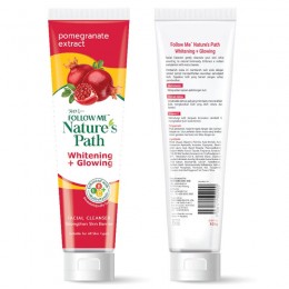 Follow Me Nature's Path Whitening + Glowing Facial Cleanser 100ml