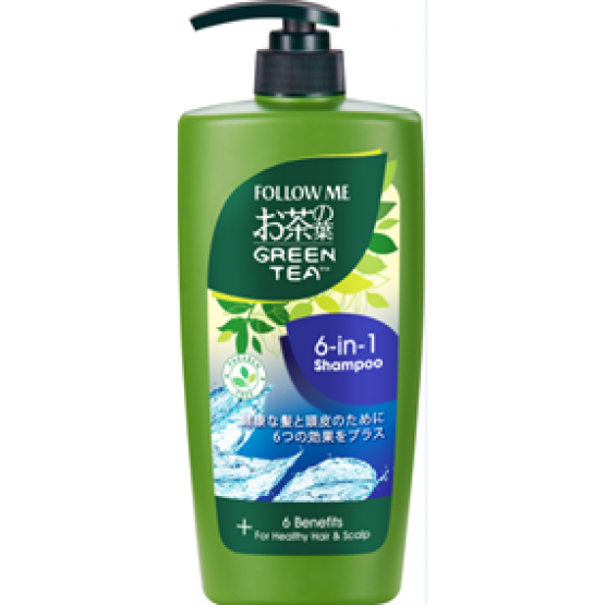 Follow Me Green Tea Shampoo 6-in-1 650ml