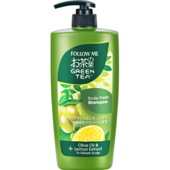 Follow Me Green Tea Shampoo Scalp Fresh 650ml
