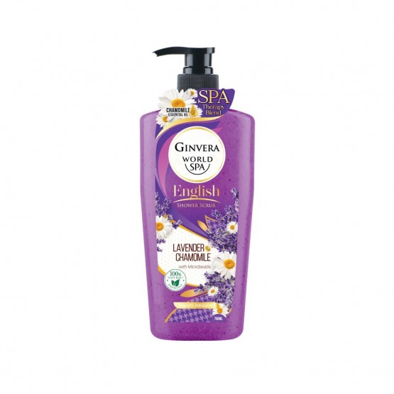 Ginvera World Spa English Lavender & Chamomile Shower Scrub 750ml