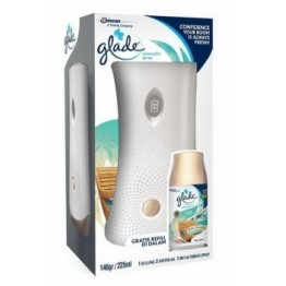 Glade Air Freshener Auto Spray Kit Set 1s + Refill Ocean Escape 225ml