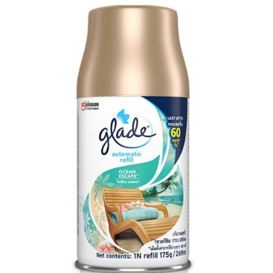 Glade Air Freshener Auto Spray Refill Ocean Escape 225ml