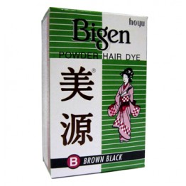 Hoyu Bigen Powder Hair Dye B (BROWN BLACK) 6g