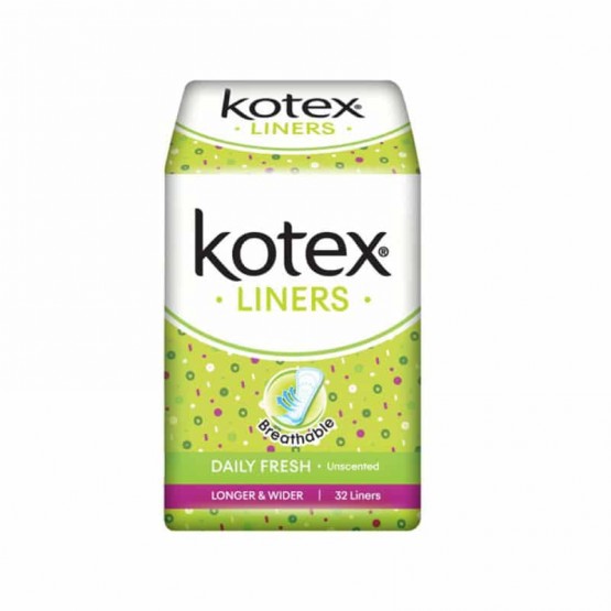 Kotex Fresh Longer & Wider 32s Unscented