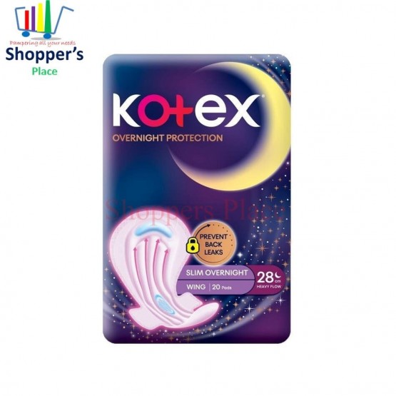 Kotex Soft & Smooth Overnight Wing 32cm 18s X 2(twin Pack)