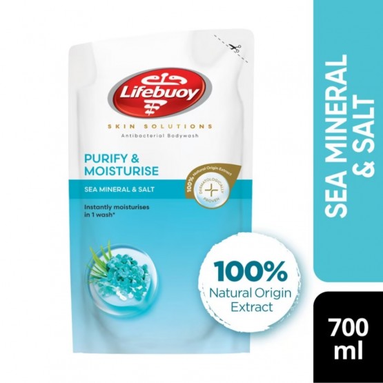 Lifebuoy Antibacterial Body Wash Refill - Sea Mineral 700ml