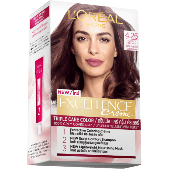 L'Oreal Excellence Crème Color No-4.26 Purple Brown