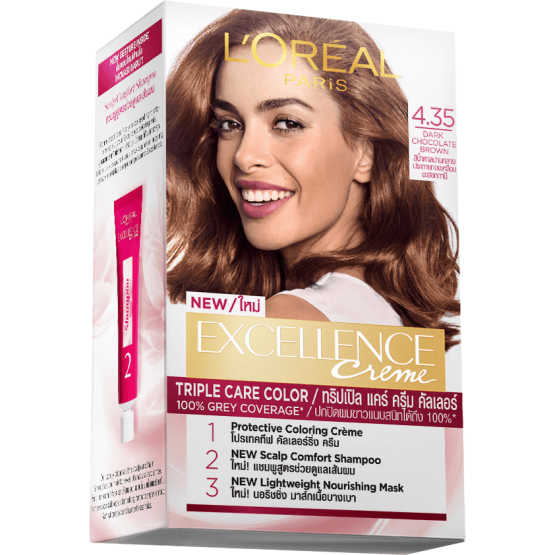 L'Oreal Excellence Creme No.4.35 Dark Cho.Brown