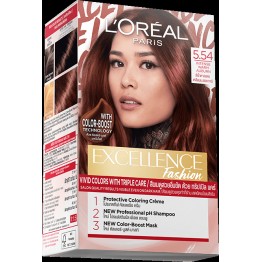 L'Oreal Excellence Crème Color No-5.54 Intense Warm Auburn