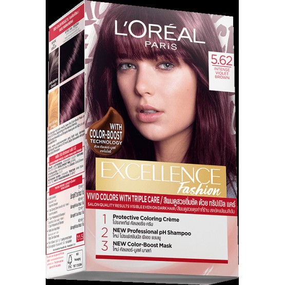 L'Oreal Excellence Creme No.5.62 I.Violet Brown