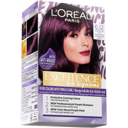 L'Oreal Excellence Crème Color No-6.12 Lavender Ash