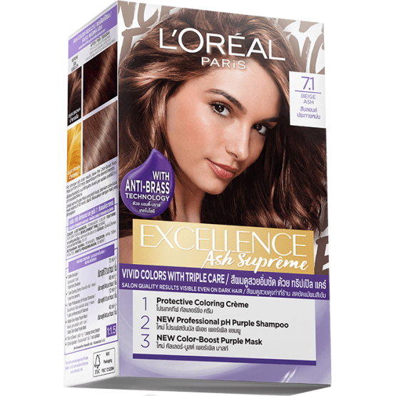 L'Oreal Excellence Creme No.7.1 Beige Ash