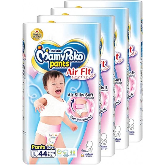 MamyPoko Air Fit Pants L44 (Boy) X 4 Packs