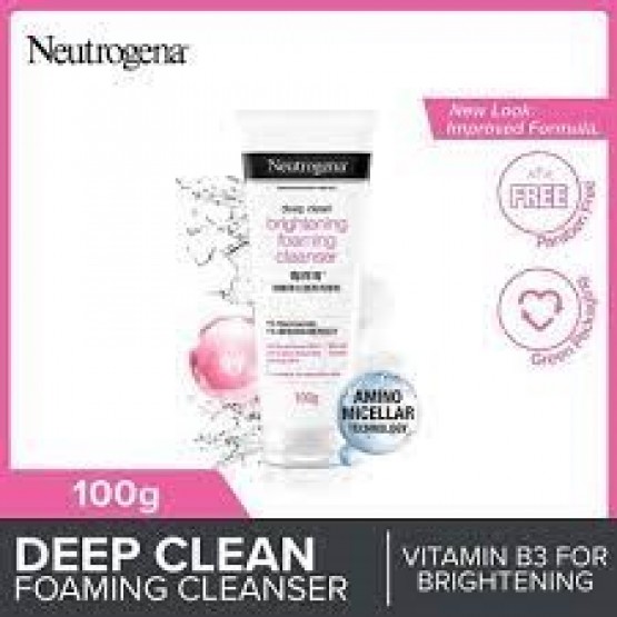 Neutrogena Deep Clean Brightening Foam Cleanser 100g