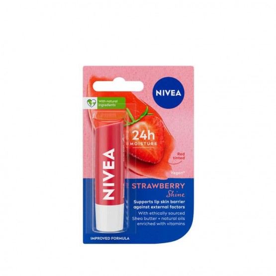 Nivea Lip Balm Strawberry 4.8g