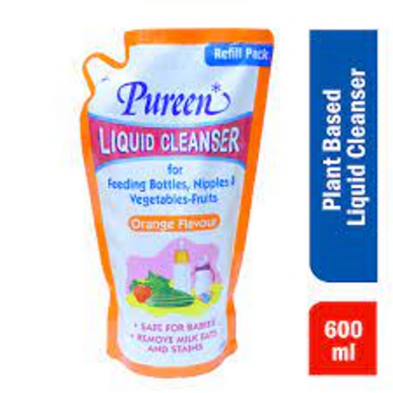 Pureen Liquid Cleanser 600ml - Orange Refill