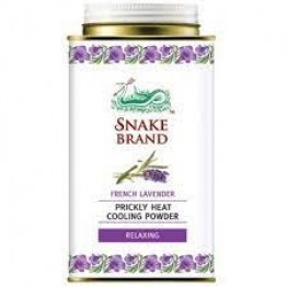 Snake Brand Prickly Heat Powder 140g - Lavender