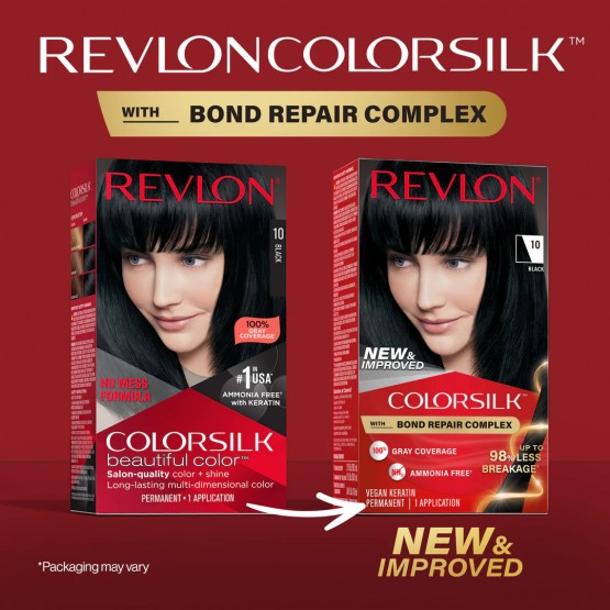 REVLON COLORSILK #10-BLACK