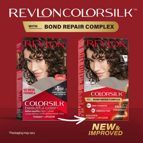 REVLON COLORSILK #30-DARK BROWN