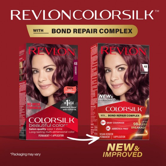 REVLON COLORSILK #48-BURGUNDY